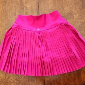 Alo Grand Slam Tennis Skirt Pink Magenta